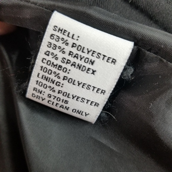 Darbie + Luke black open front blazer Career - Picture 2 of 7